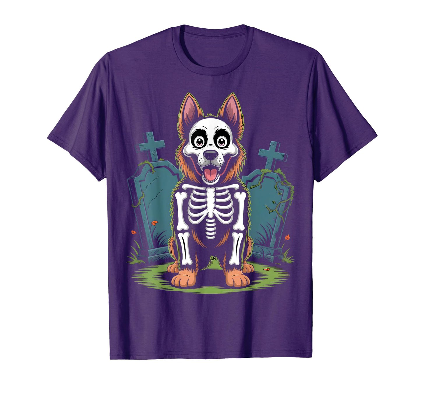 German Shepherd Skeleton Costume T-Shirt