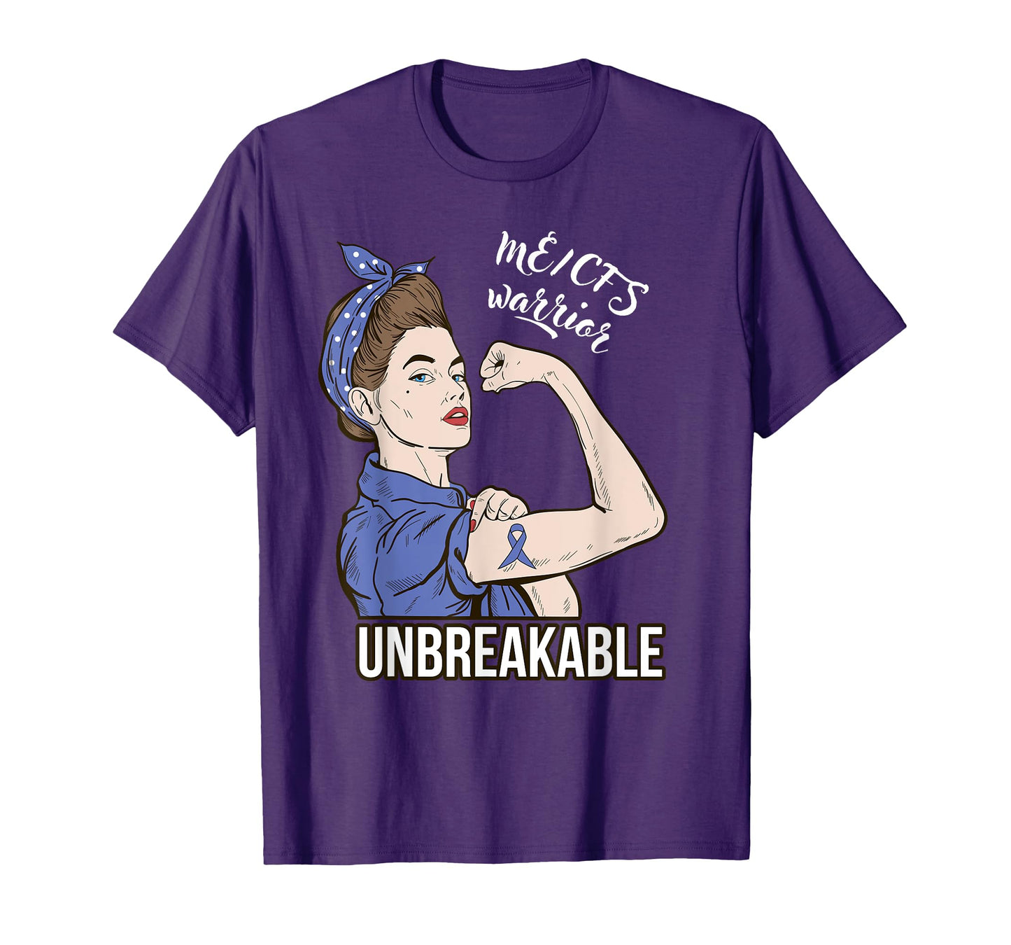 ME CFS Myalgic Encephalomyelitis Awareness For Her Warrior T-Shirt