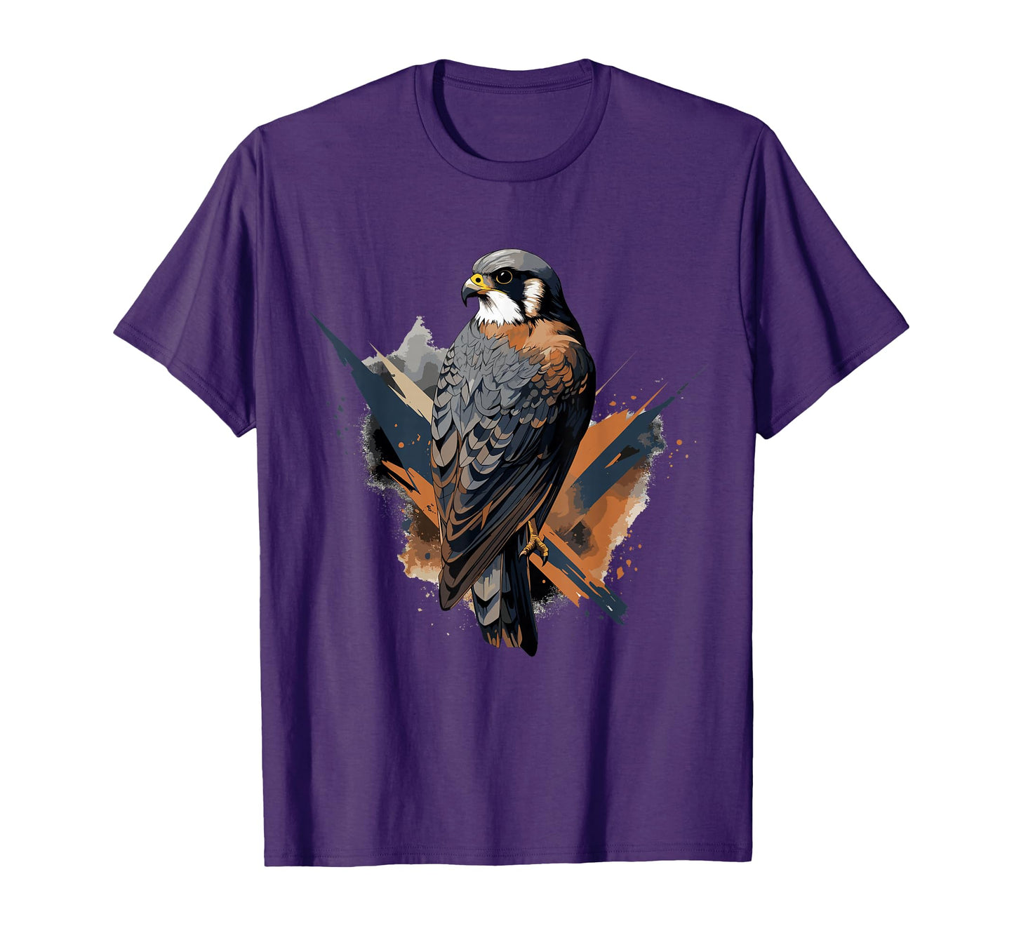 American Kestrel Bird Geometric Patten Art,Cute Kestrel Lov T-Shirt