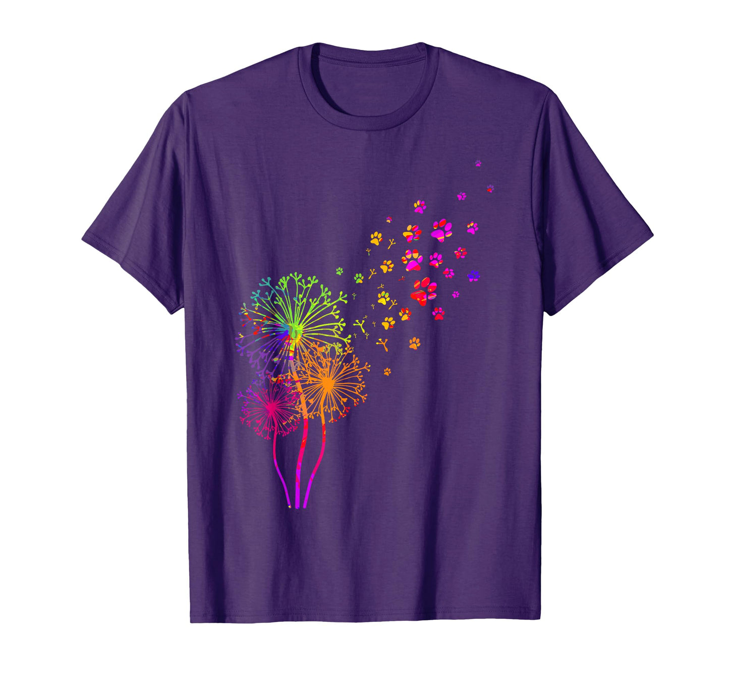 Dandelion Paw Print T-Shirt