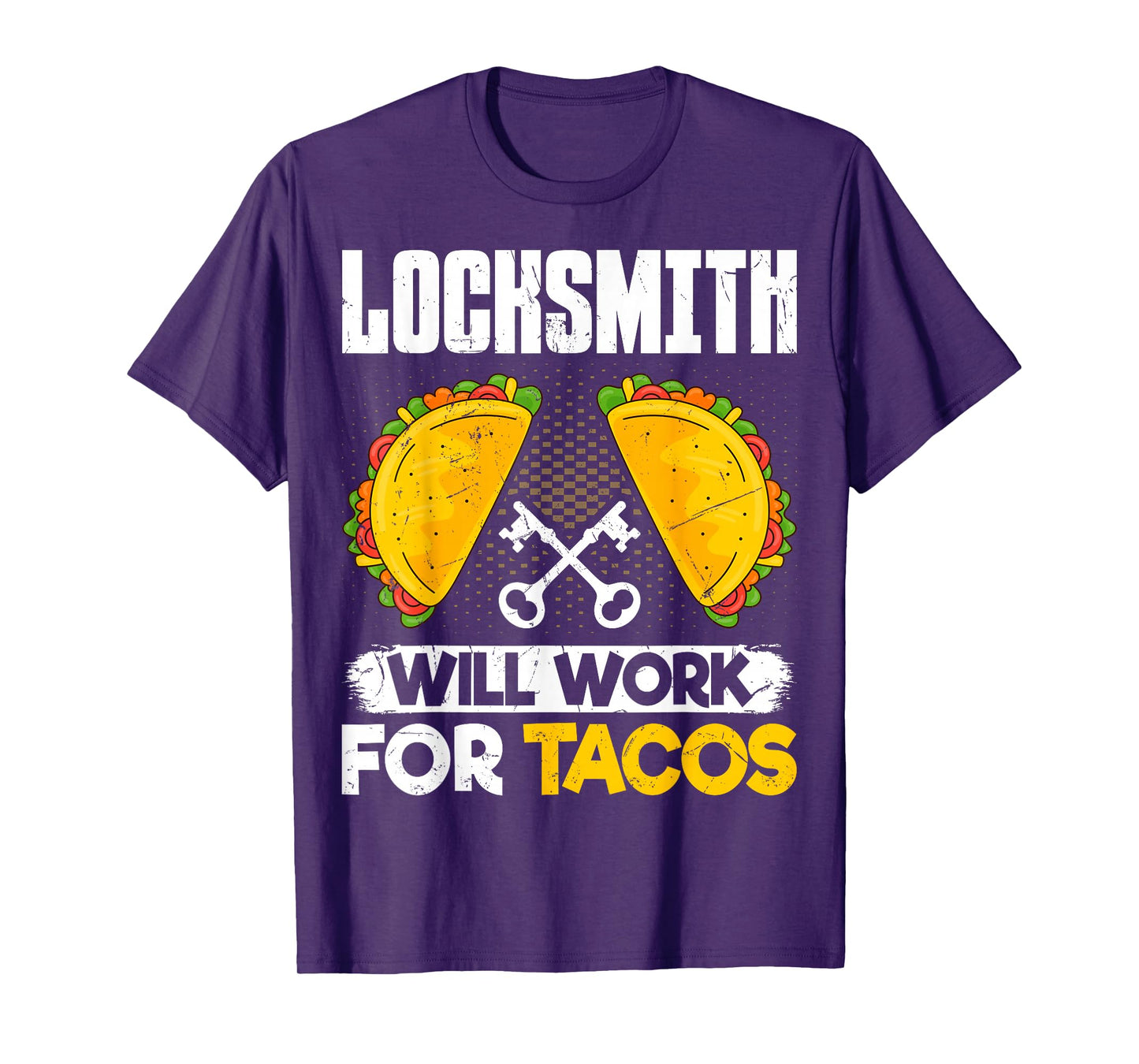 Locksmith Will Work for Tacos Lock Picker Locksmithing T-Shirt