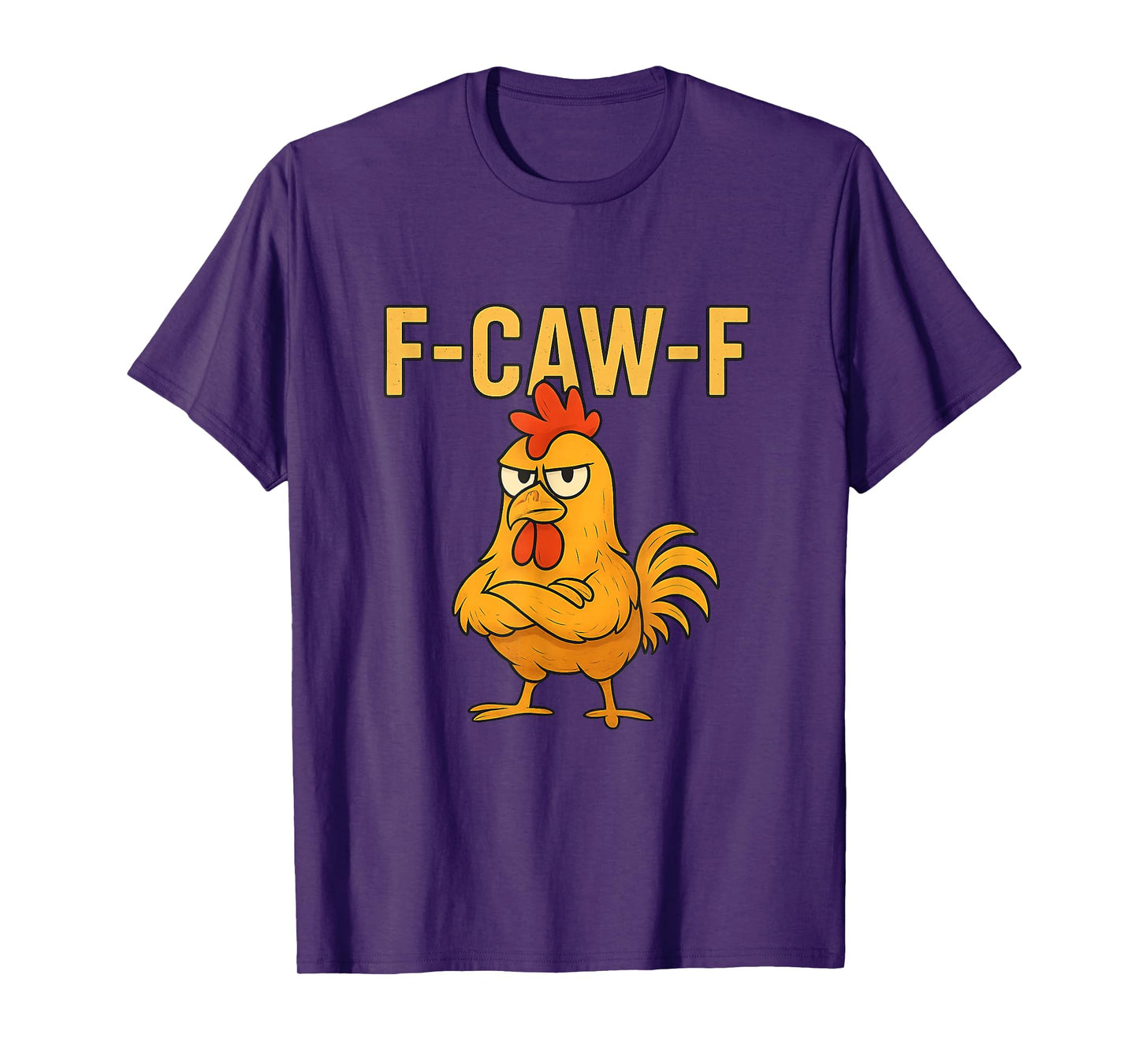 Divertida Camiseta de Pollo F-Caw-F de Pollo FCAWF T-Shirt