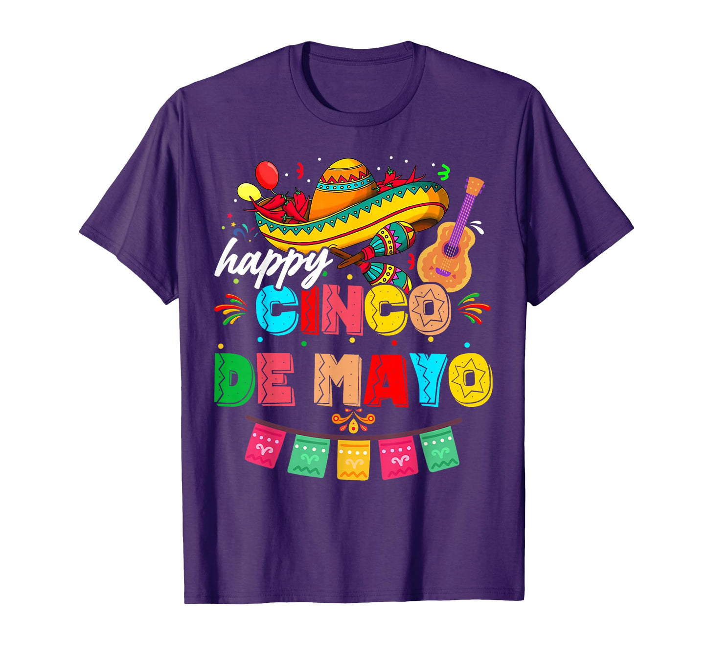 Happy 5 De Mayo Lets Fiesta Viva Mexico Cinco De Mayo Man T-Shirt