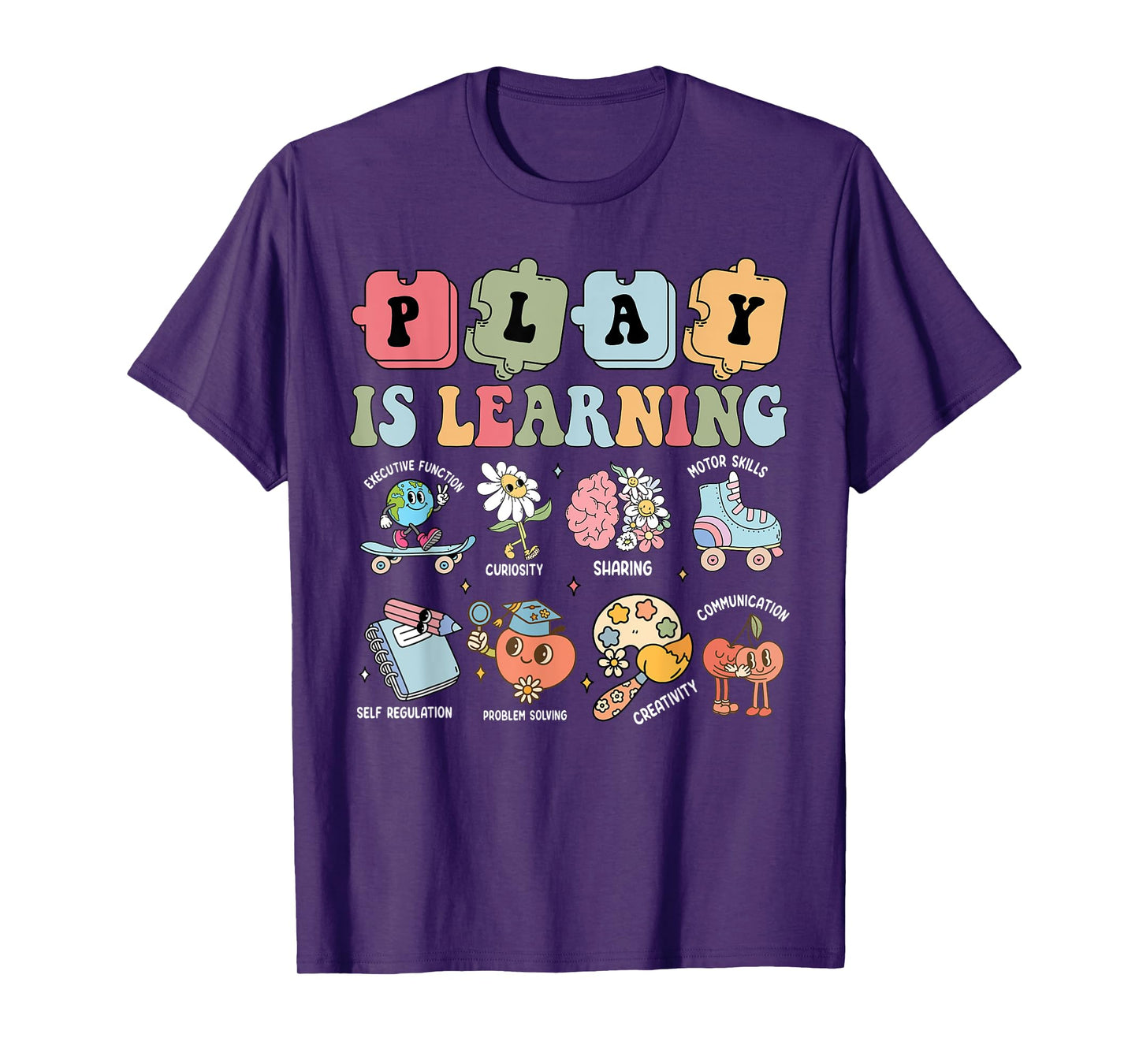 Play Is Learning Teacher First Day Of School Back To School T-Shirt