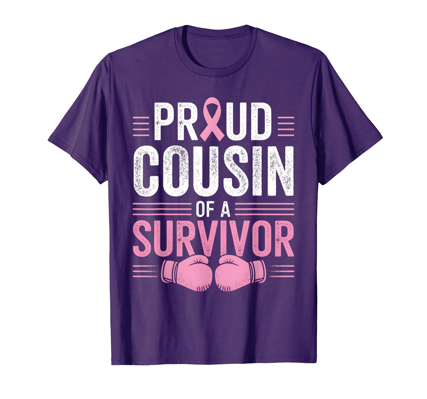 Proud Cousin of a Survivor Breast Cancer Awareness Family T-Shirt