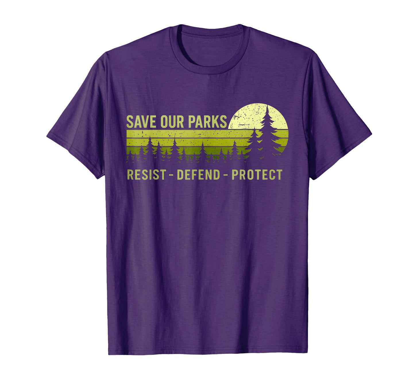 Vintage Save Our Parks Resist National Park Protect ALT US T-Shirt