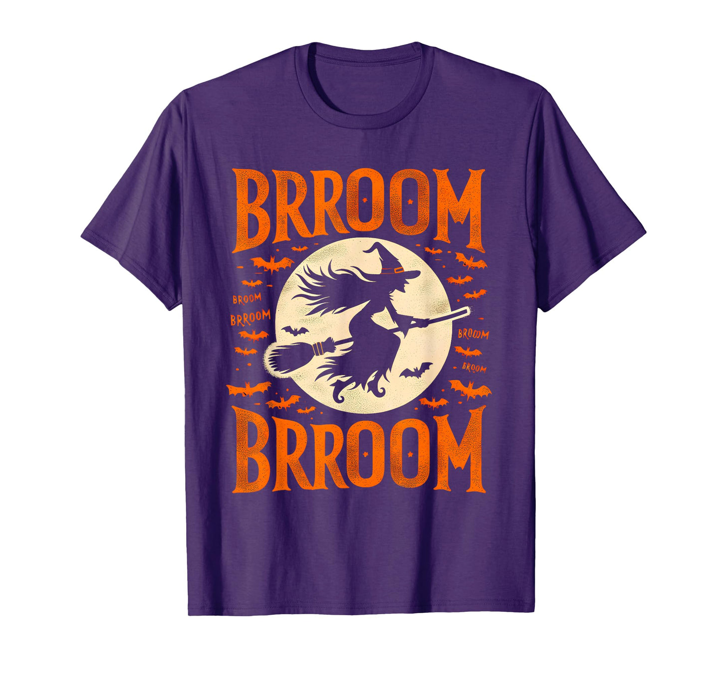 Halloween Brooms Spooky Witch T-Shirt