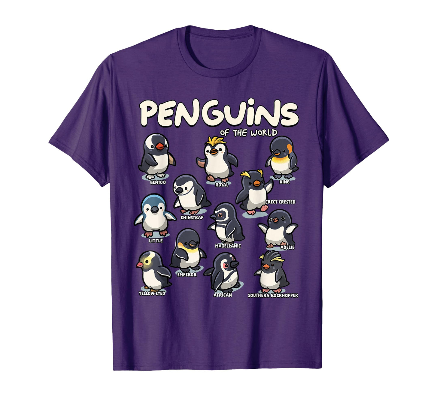 Penguin Penguins Animals of the World Penguin Lovers T-Shirt