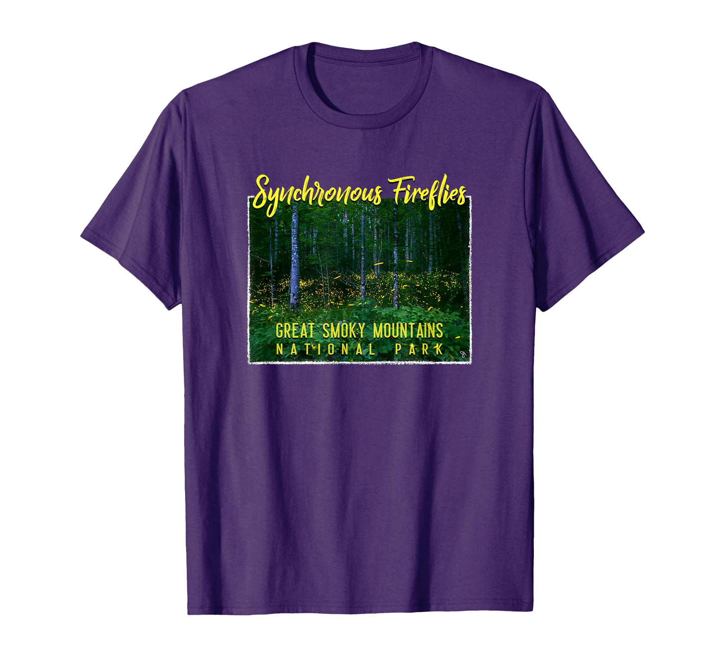Great Smoky Mountains National Park Synchronous Fireflies T-Shirt