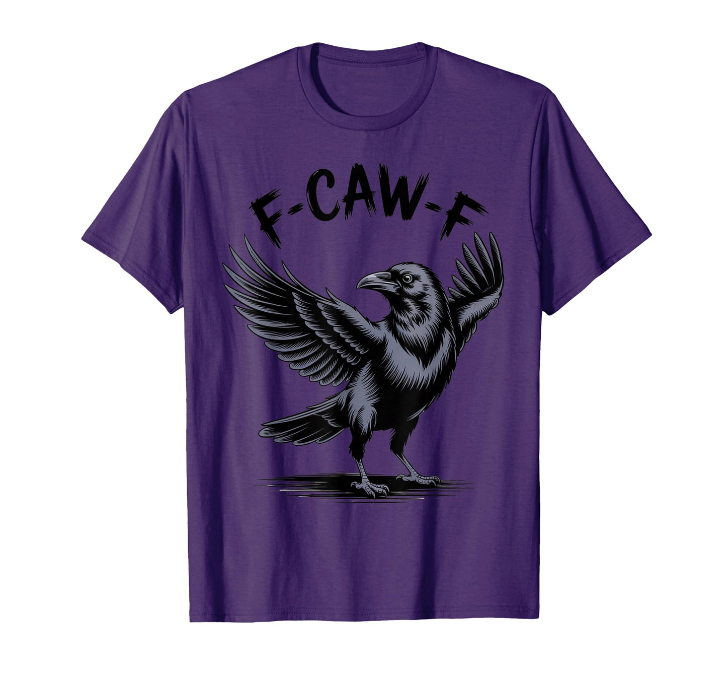 Black Crow, F-Caw-F Funny Bird T-Shirt