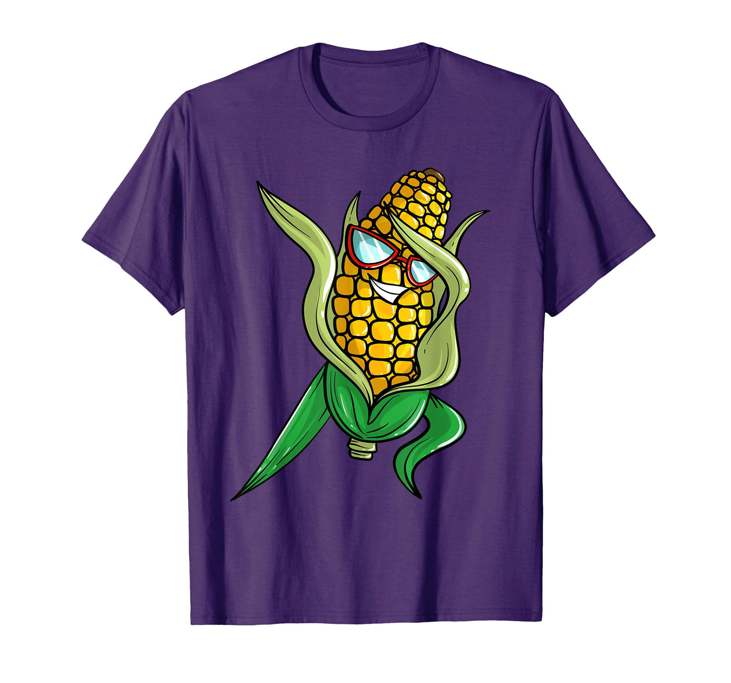 Funny Dabbing Corn Gift | Cute Dancing Farmers Men Women T-Shirt