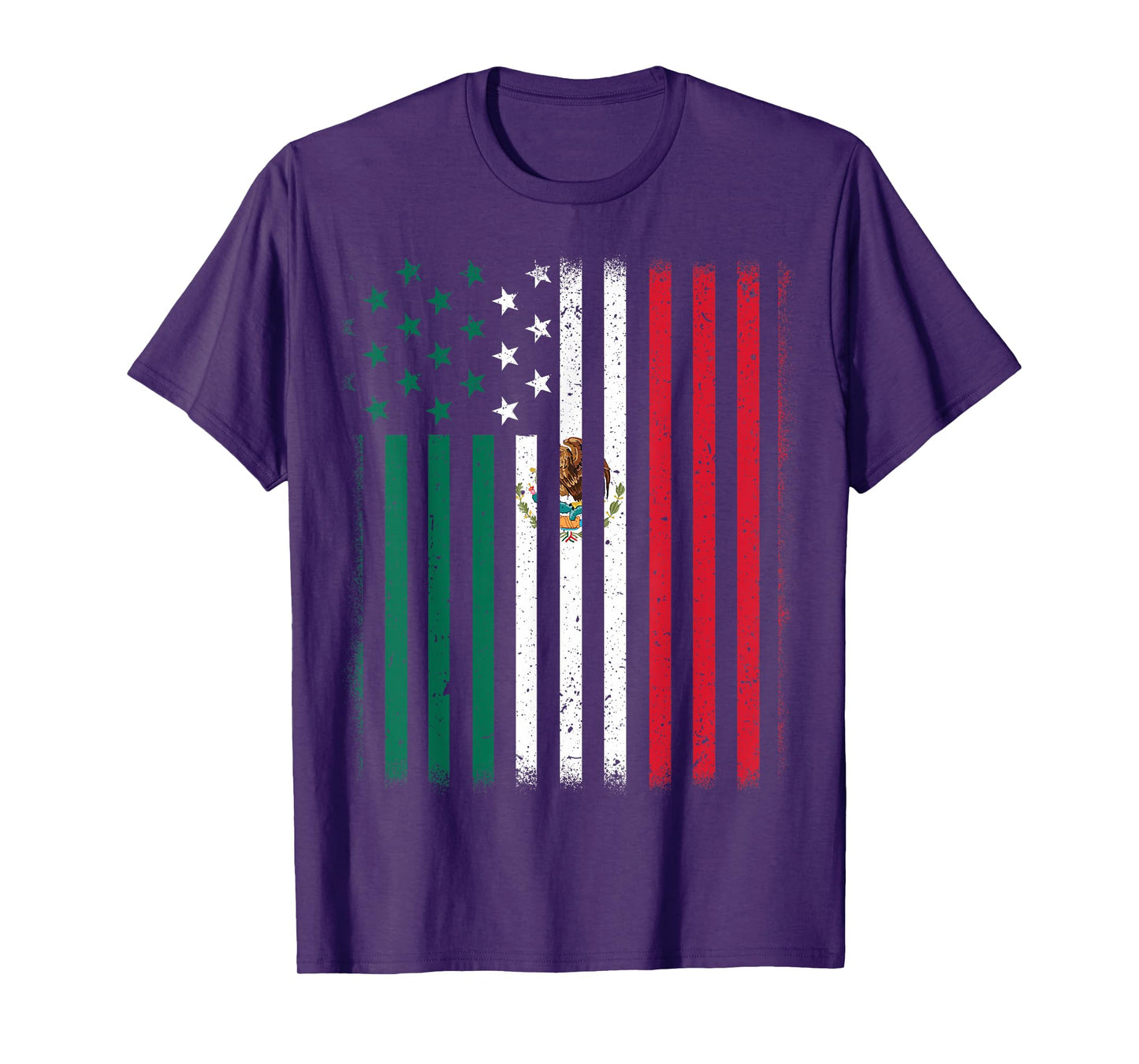 Mexican American Flag Kids Men Women Mexico Independence Day T-Shirt