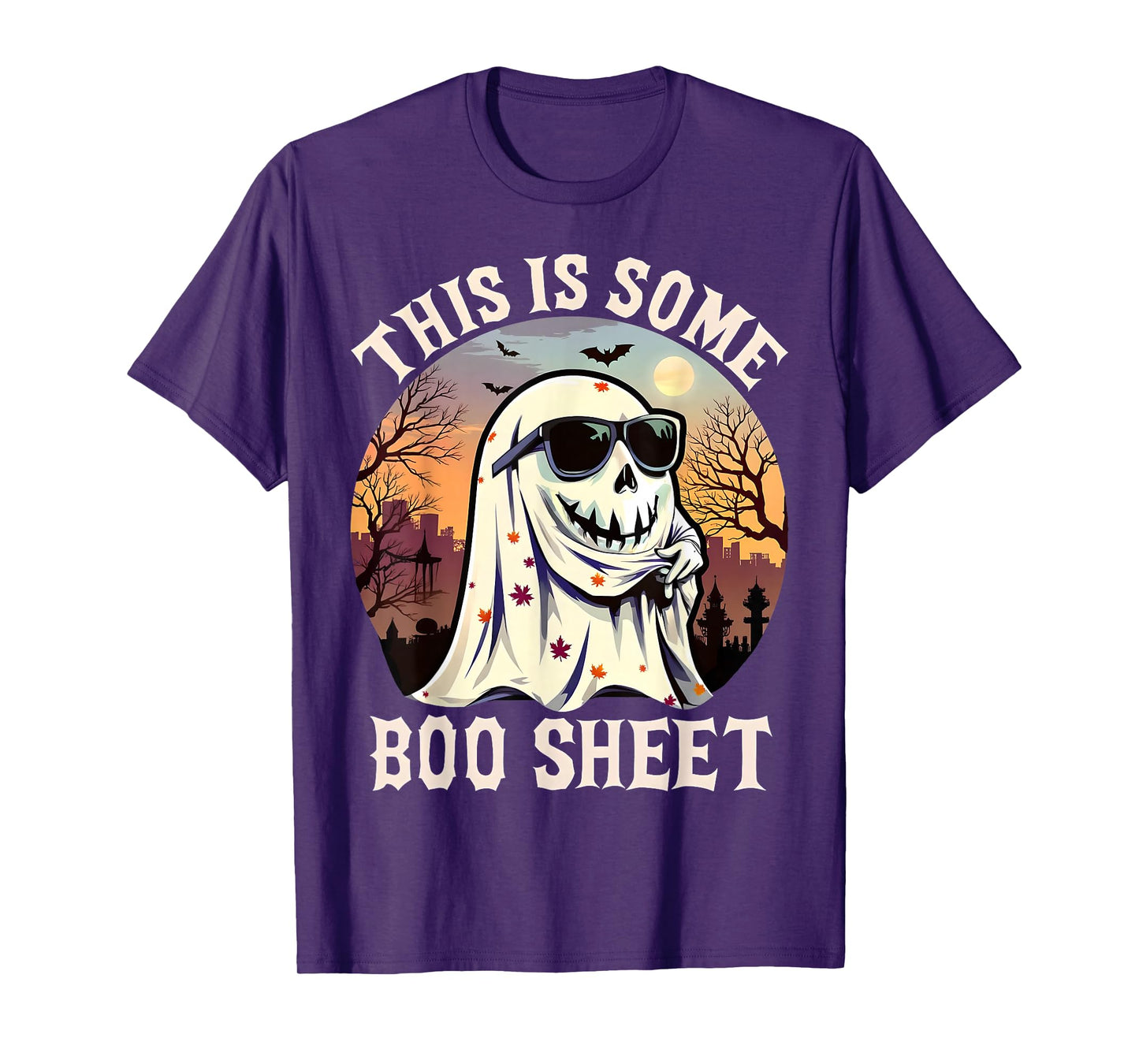This is Some Boo Sheet Ghost Funny Retro Halloween Costume T-Shirt