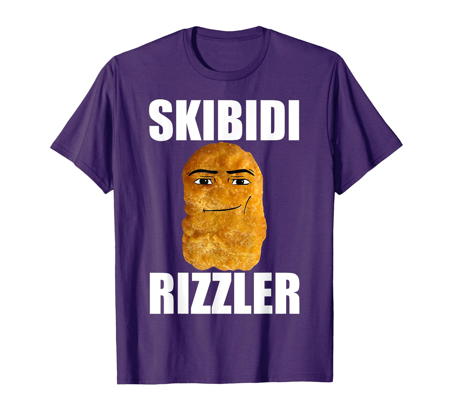 Funny Chicken Nugget Skibidi Toilet Rizzler Internet Meme T-Shirt