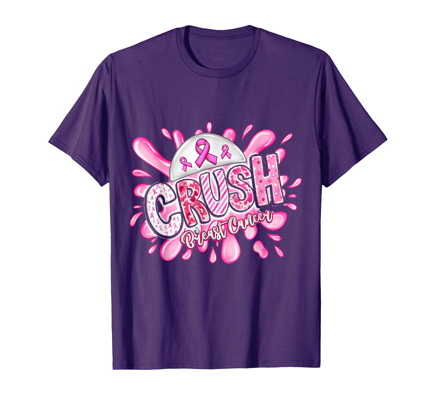 Pink Crush Breast Cancer Awareness T-Shirt