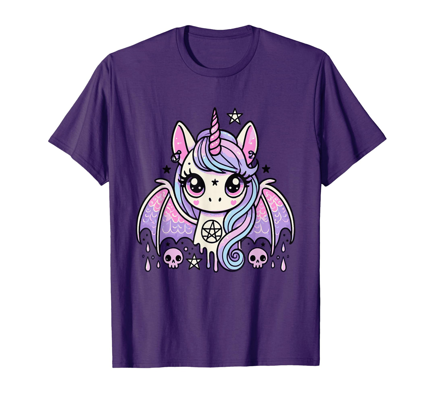 Cute Pastel Goth Aesthetic Kawaii Creepy Teddy Bear T-Shirt