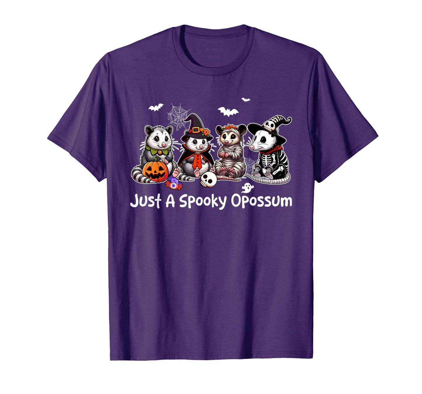 Just A Spooky Halloween Opossum Group Opossums As Witch T-Shirt