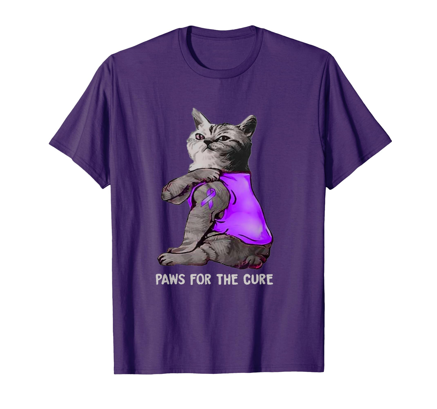 Alzheimer awareness tshirt, Alzheimer cat tshirt, Alzheimer Men Women Kids T-Shirt