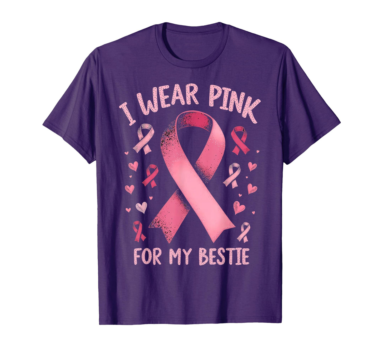 I Wear Pink for My Bestie Cancer Awareness T-Shirt