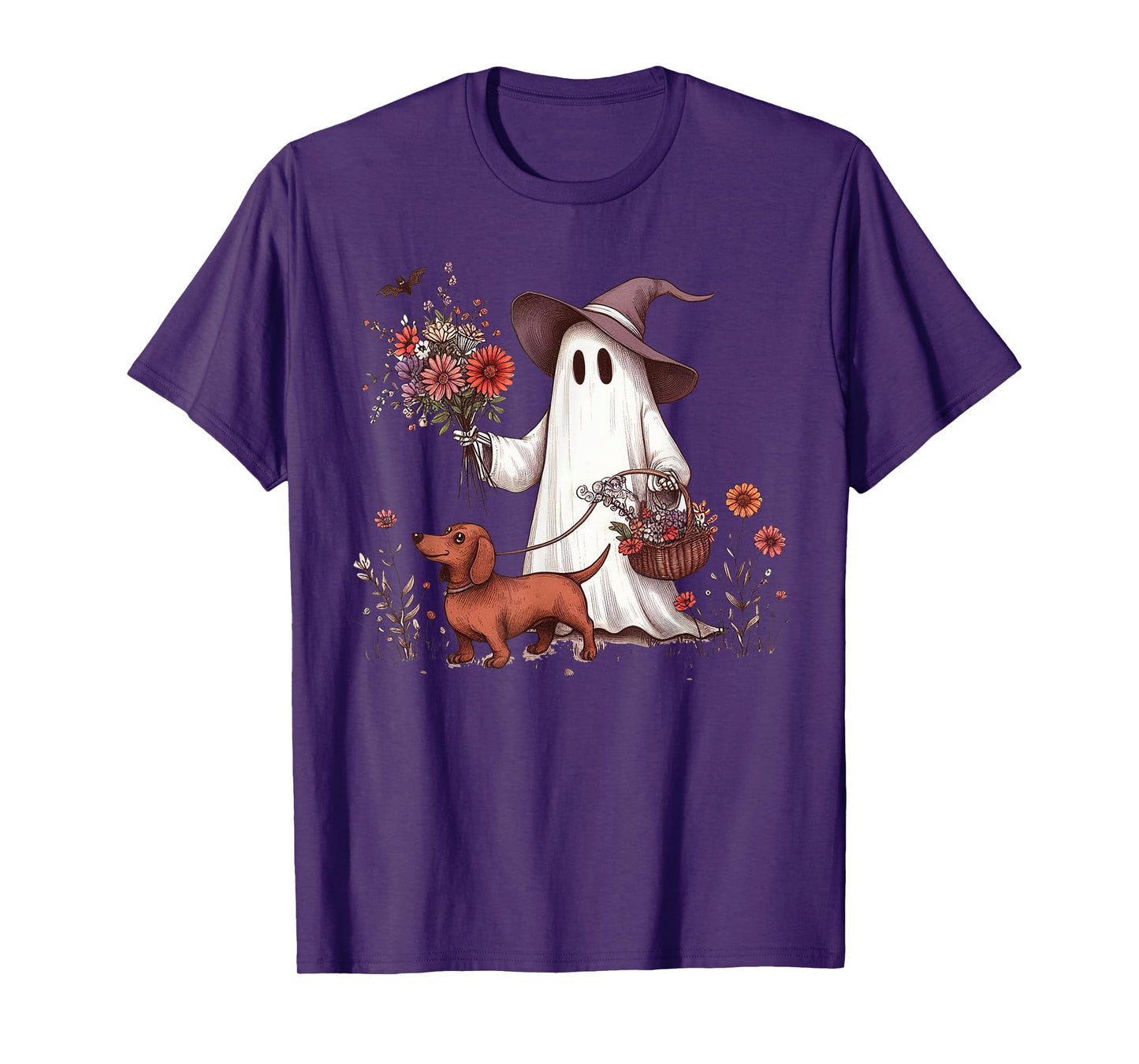 Ghost Walking Dachshund T-Shirt