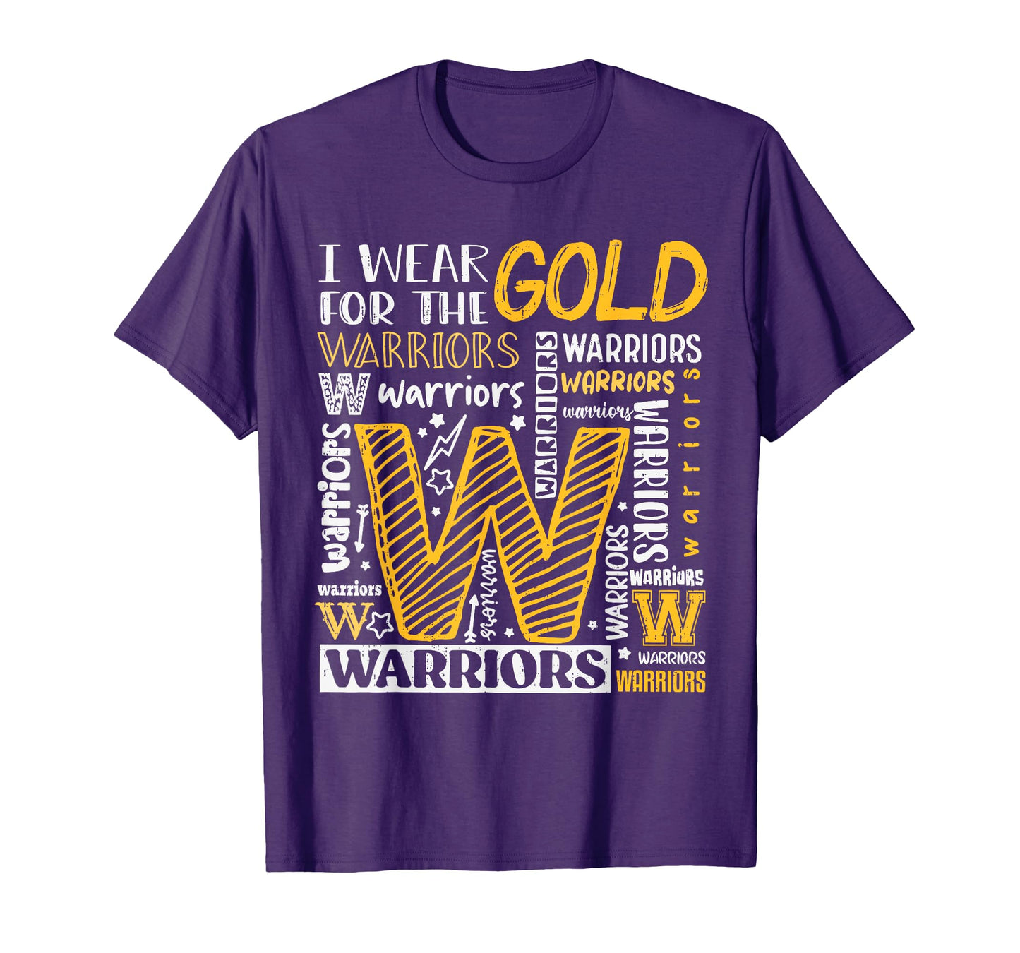 I Wear Gold for Childhood Cancer Awareness Warrior Support T-Shirt