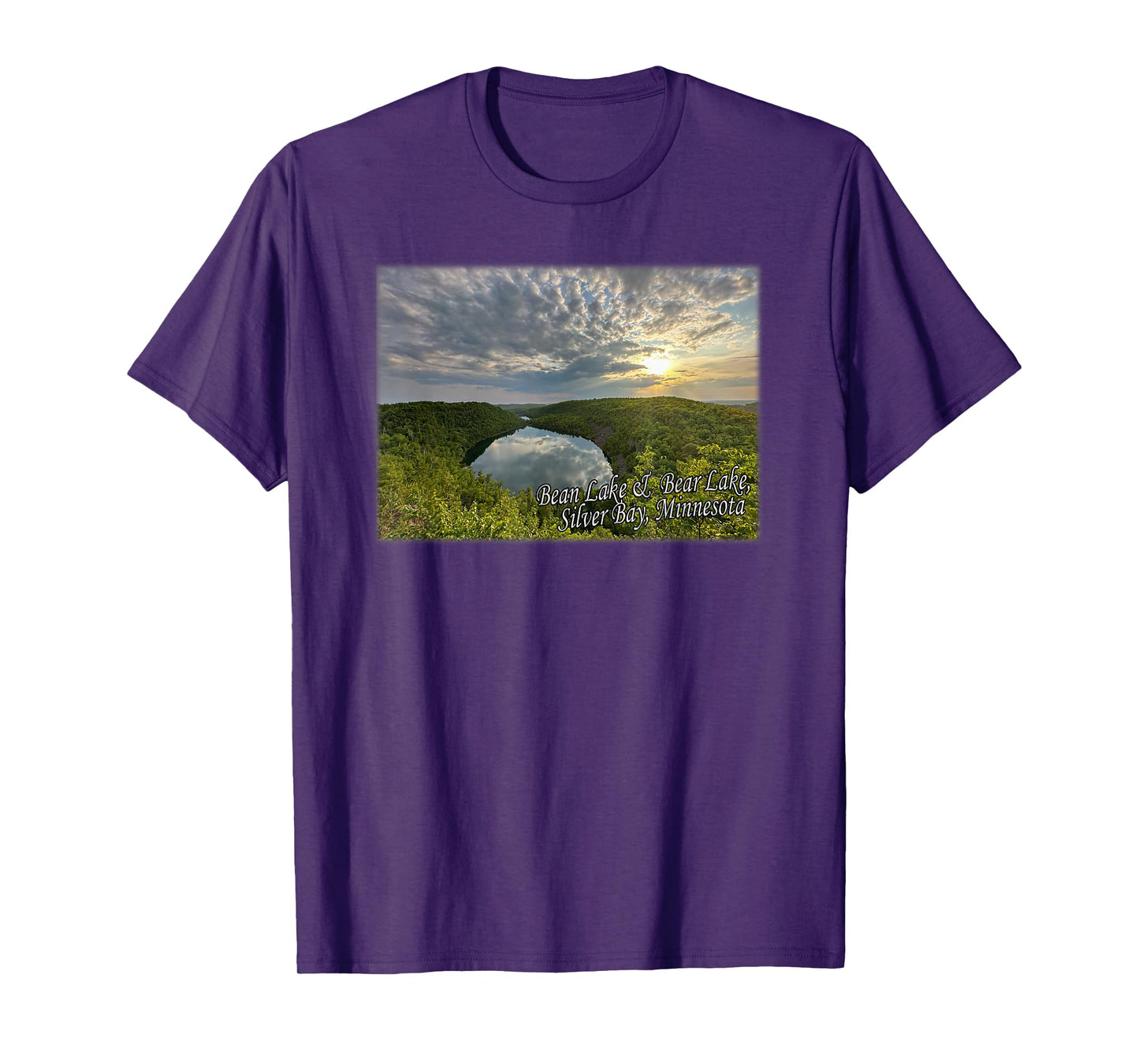 Bean & Bear Lake in Silver Bay, Minnesota T-Shirt