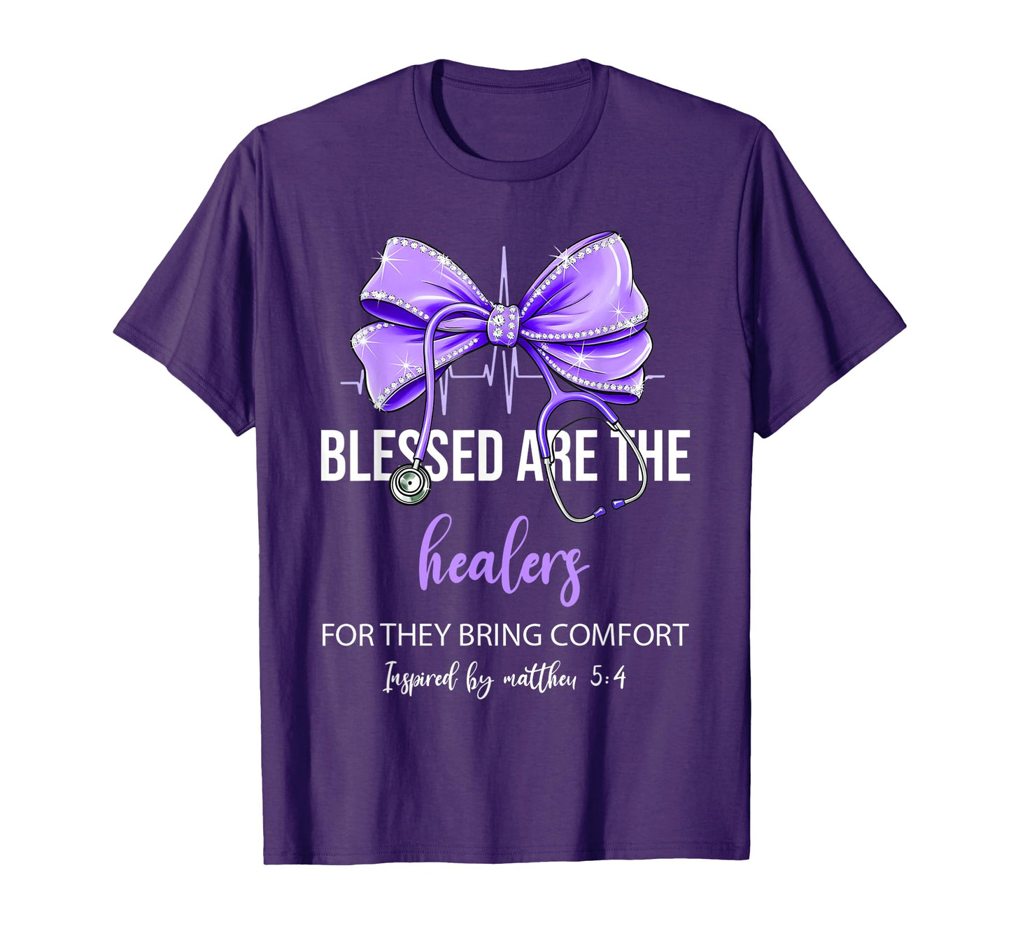 Blessed Are The Healers For They Bring Comfort Nurse T-Shirt