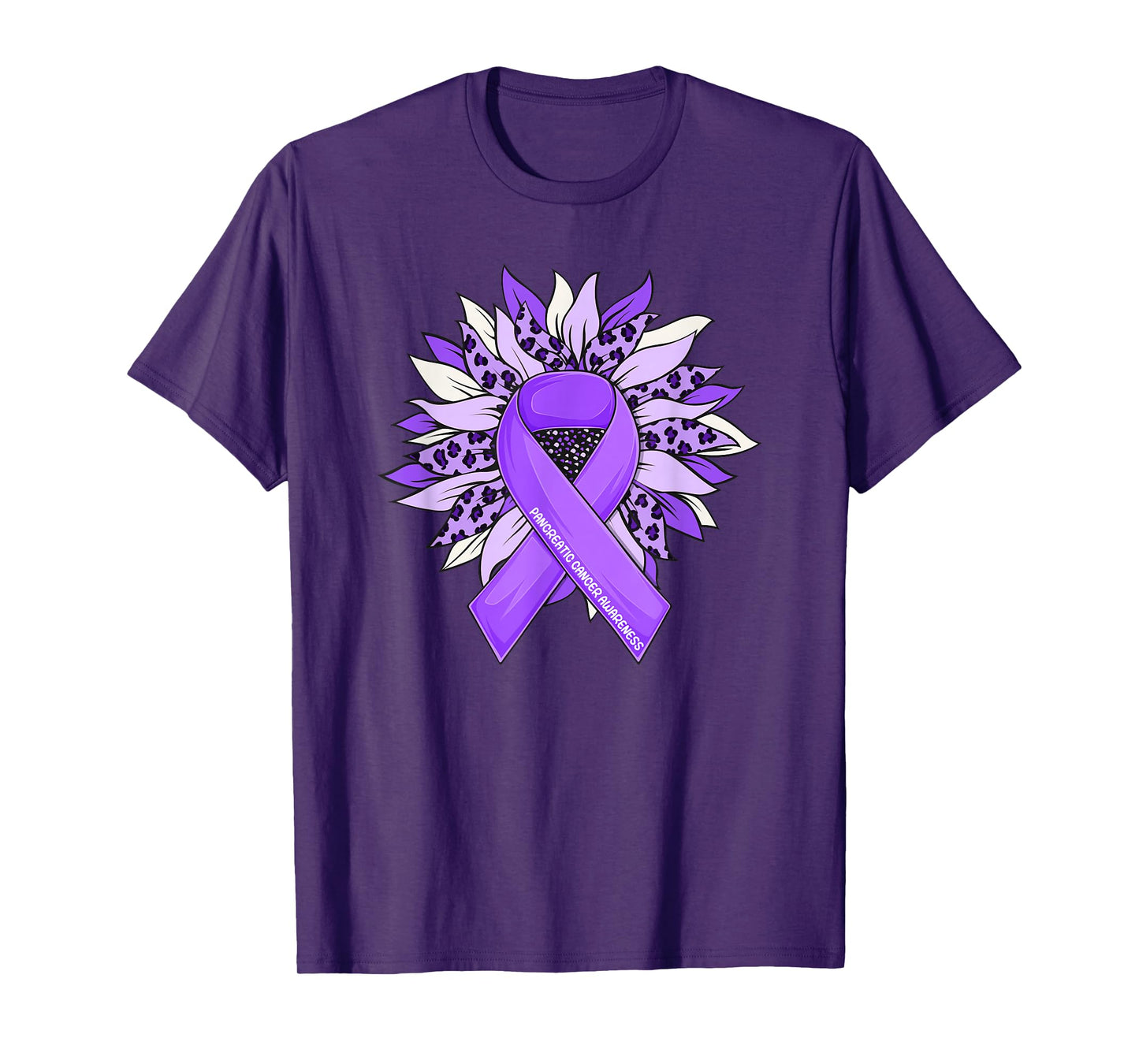 Pancreatic Cancer Sunflower Pancreatic Cancer Awareness T-Shirt
