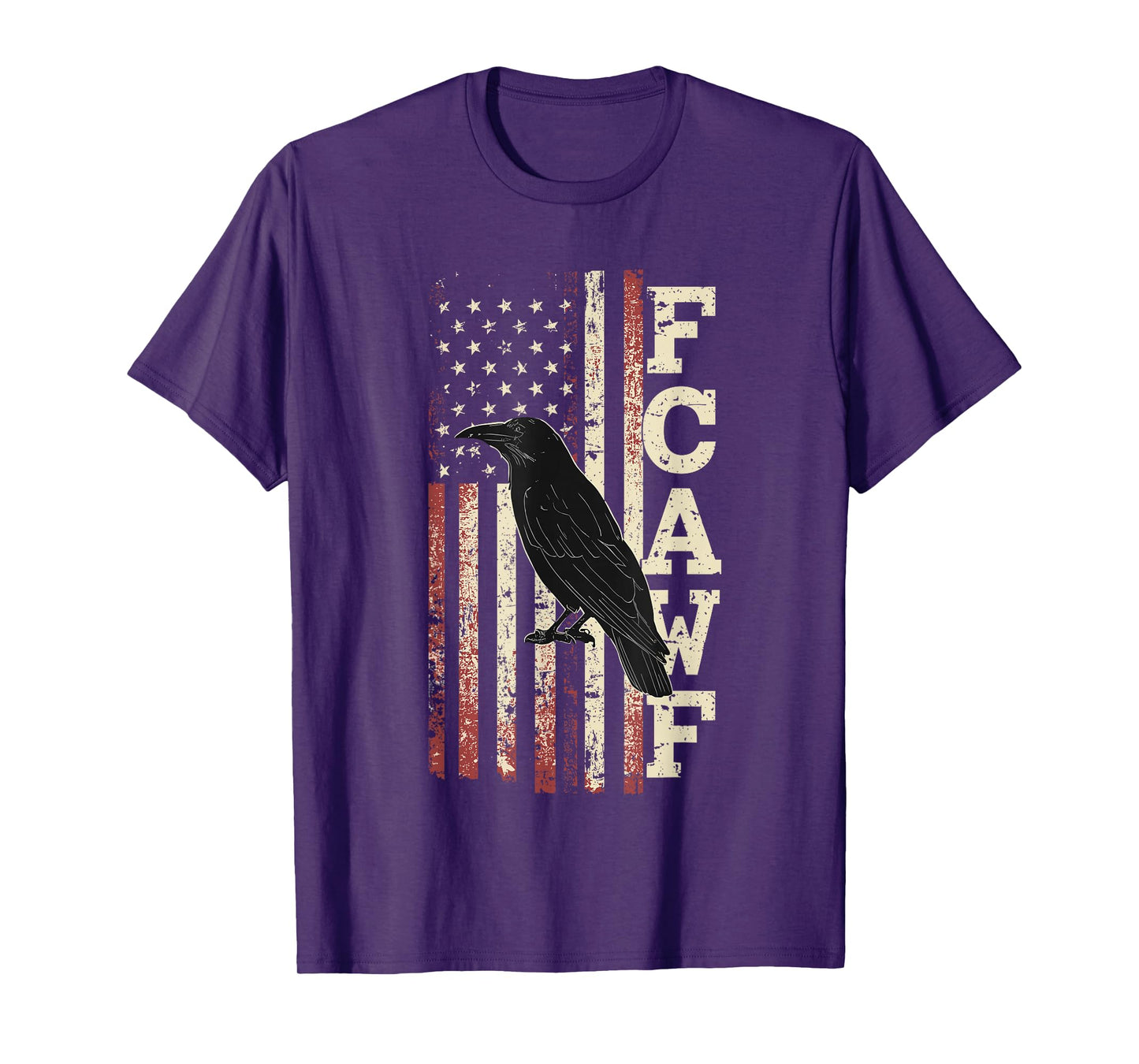 F-Caw-F Raven Moon Gothic Halloween, Black Crow Bird Lover T-Shirt