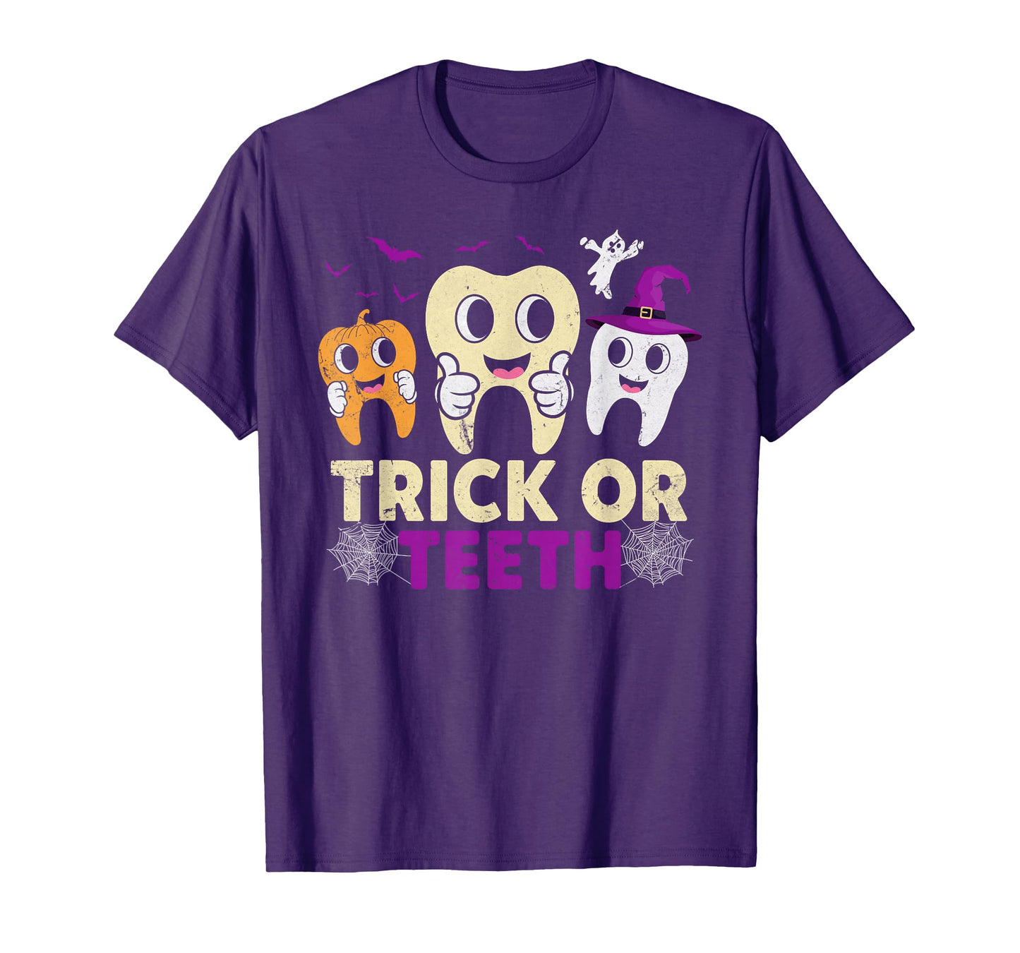 Trick Or Teeth Dental Assistant Teeth Dentist Halloween T-Shirt