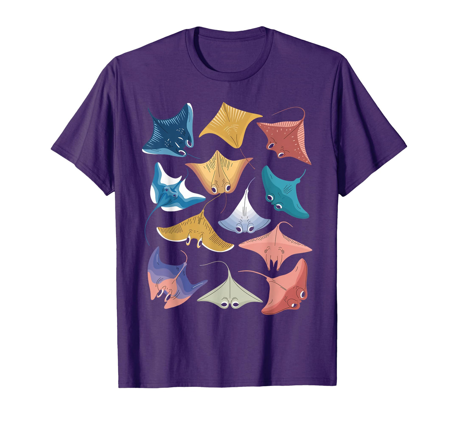 Sea Ocean Stingray Animal Different Manta Ray T-Shirt