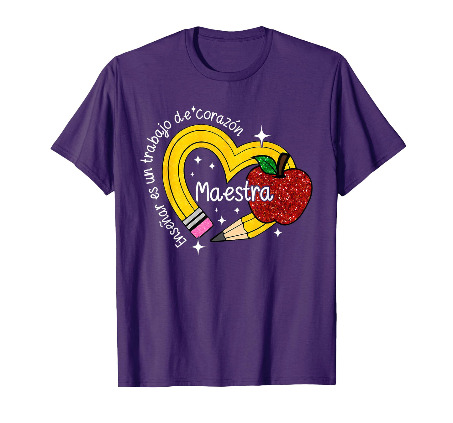 Maestra Spanish Teacher Back To School First Day Of School T-Shirt