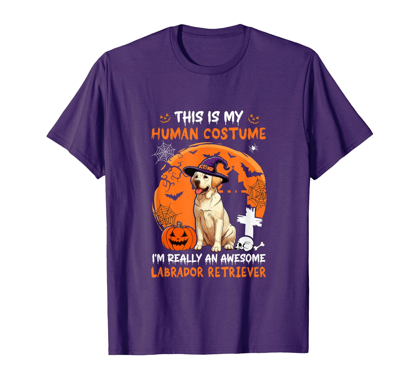 Human Costume Proud Awesome Labrador Retriever Halloween T-Shirt