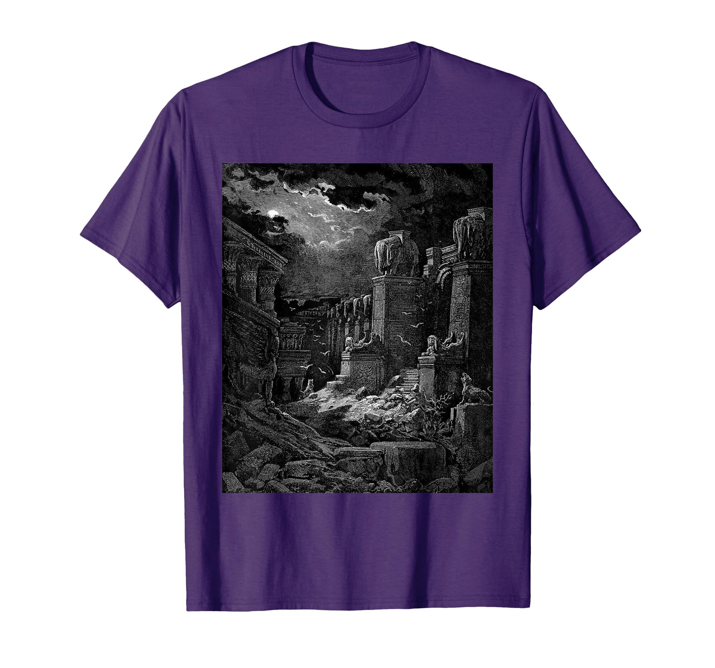 Babylon Fallen Gustave Dore Biblical Art T-Shirt