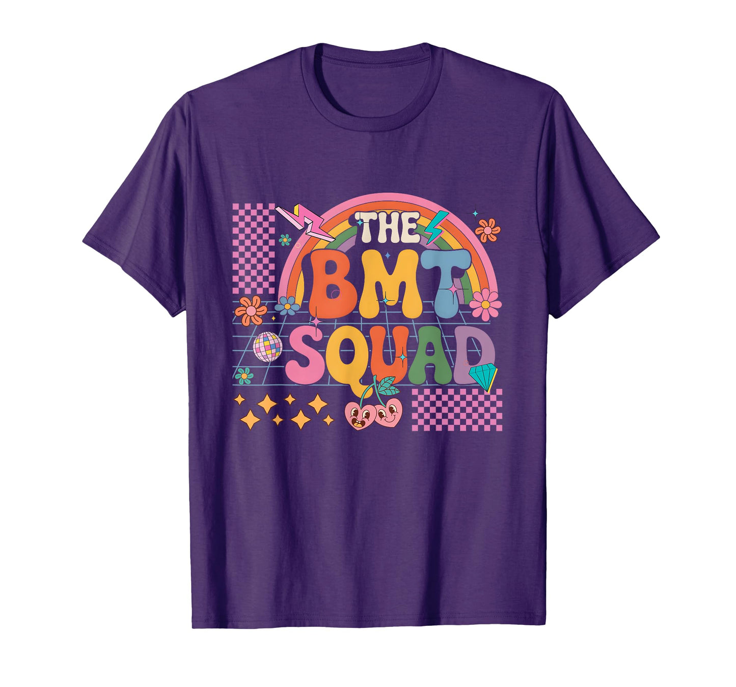 Groovy BMT Squad Bone Marrow Transplant Nurse RN Nursing T-Shirt
