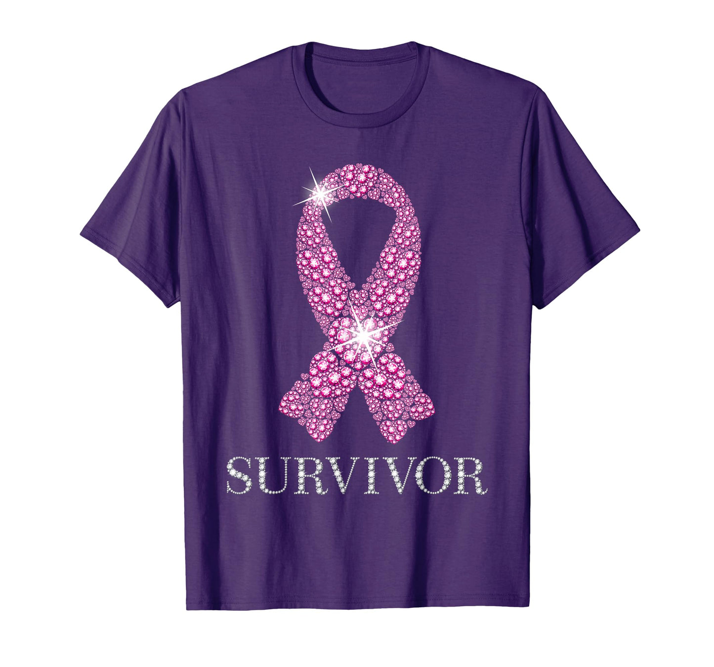 Breast Cancer Survivor Pink Ribbon National Cancer Survivor T-Shirt