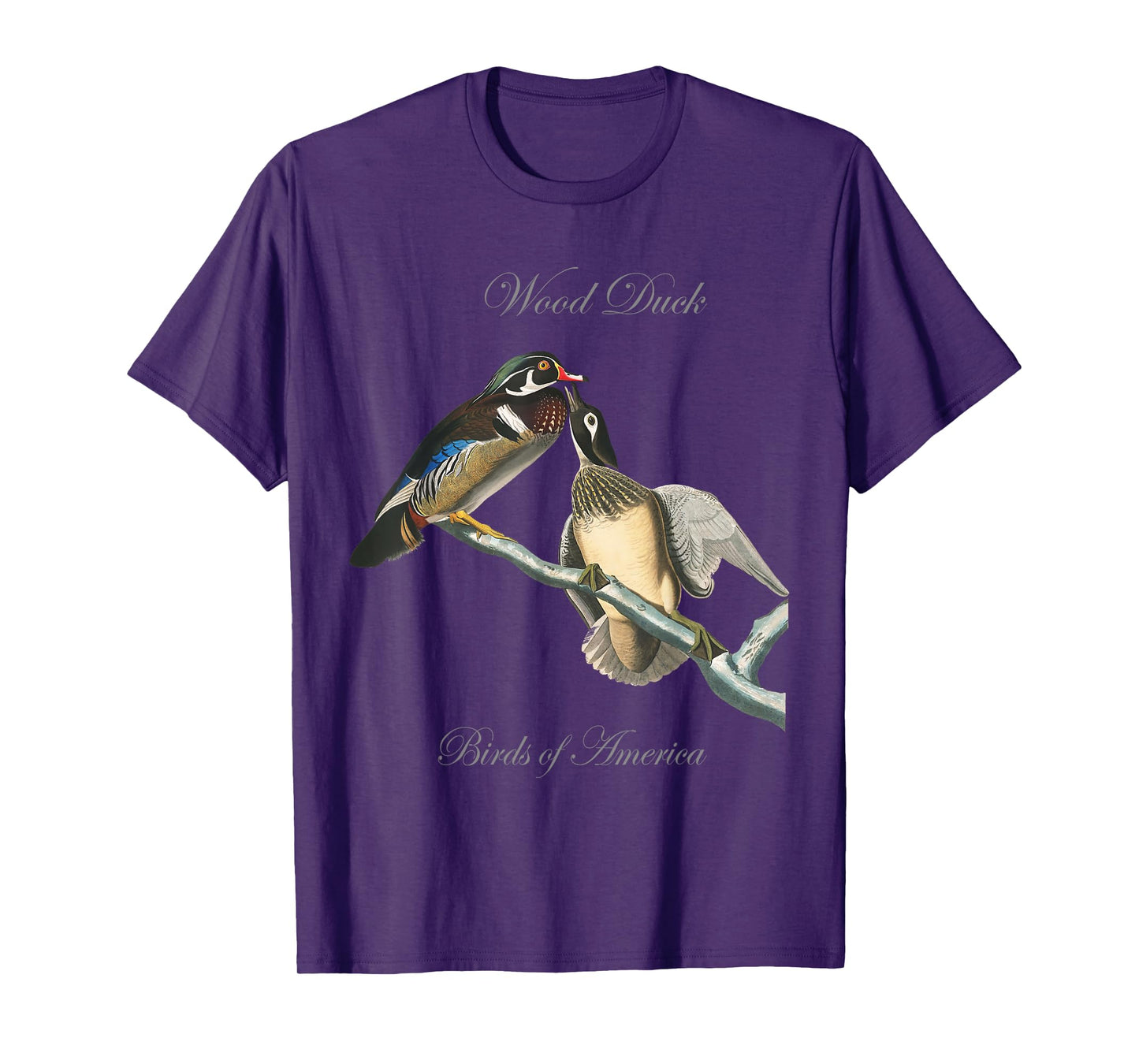 Wood Ducks - Birds of America Series Audubon T-Shirt T-Shirt