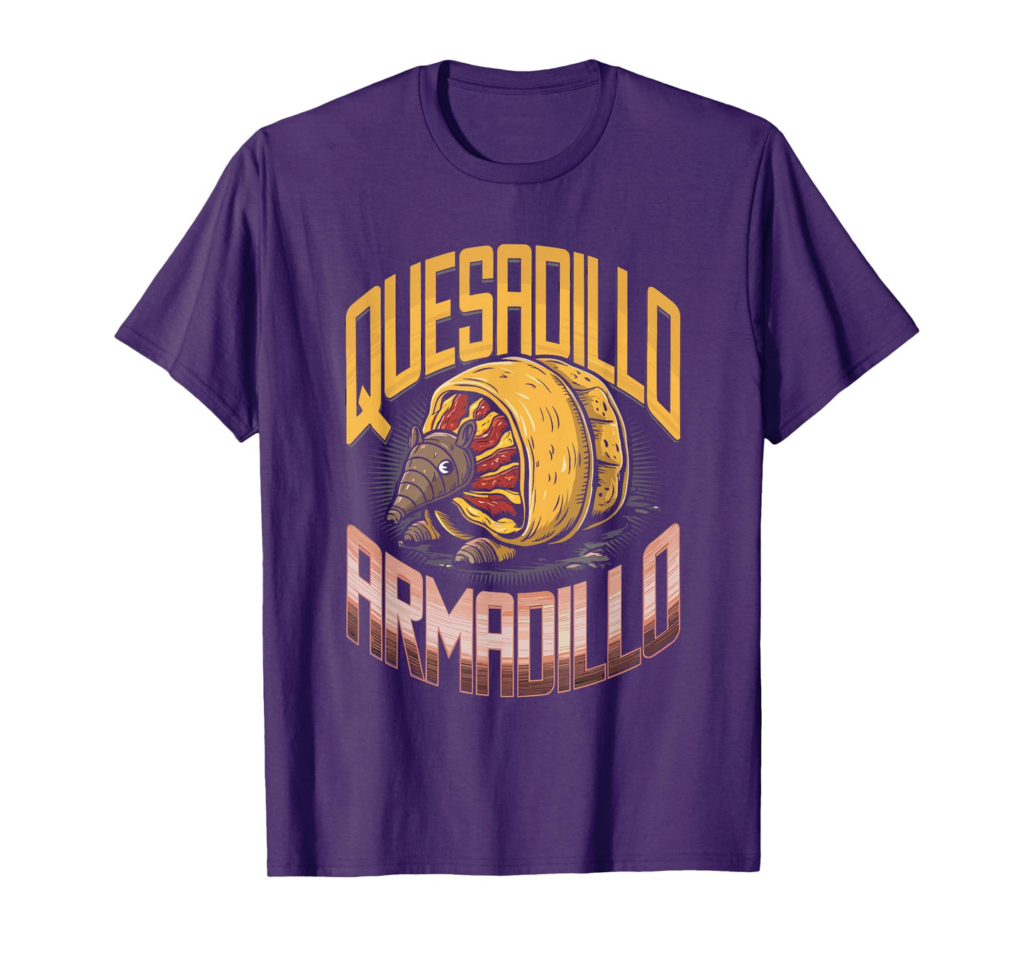 Quesa-dillo T-Shirt Funny Armadillo Quesadilla Pun T-Shirt