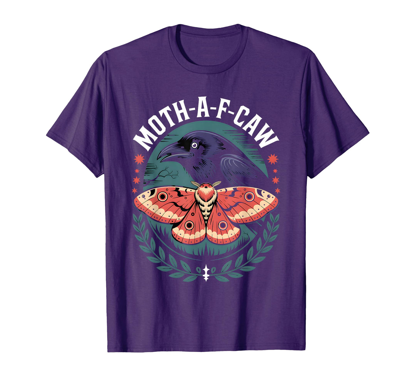 Funny Crow F-Caw-F Raven Bird Gothic Halloween Party Joke T-Shirt