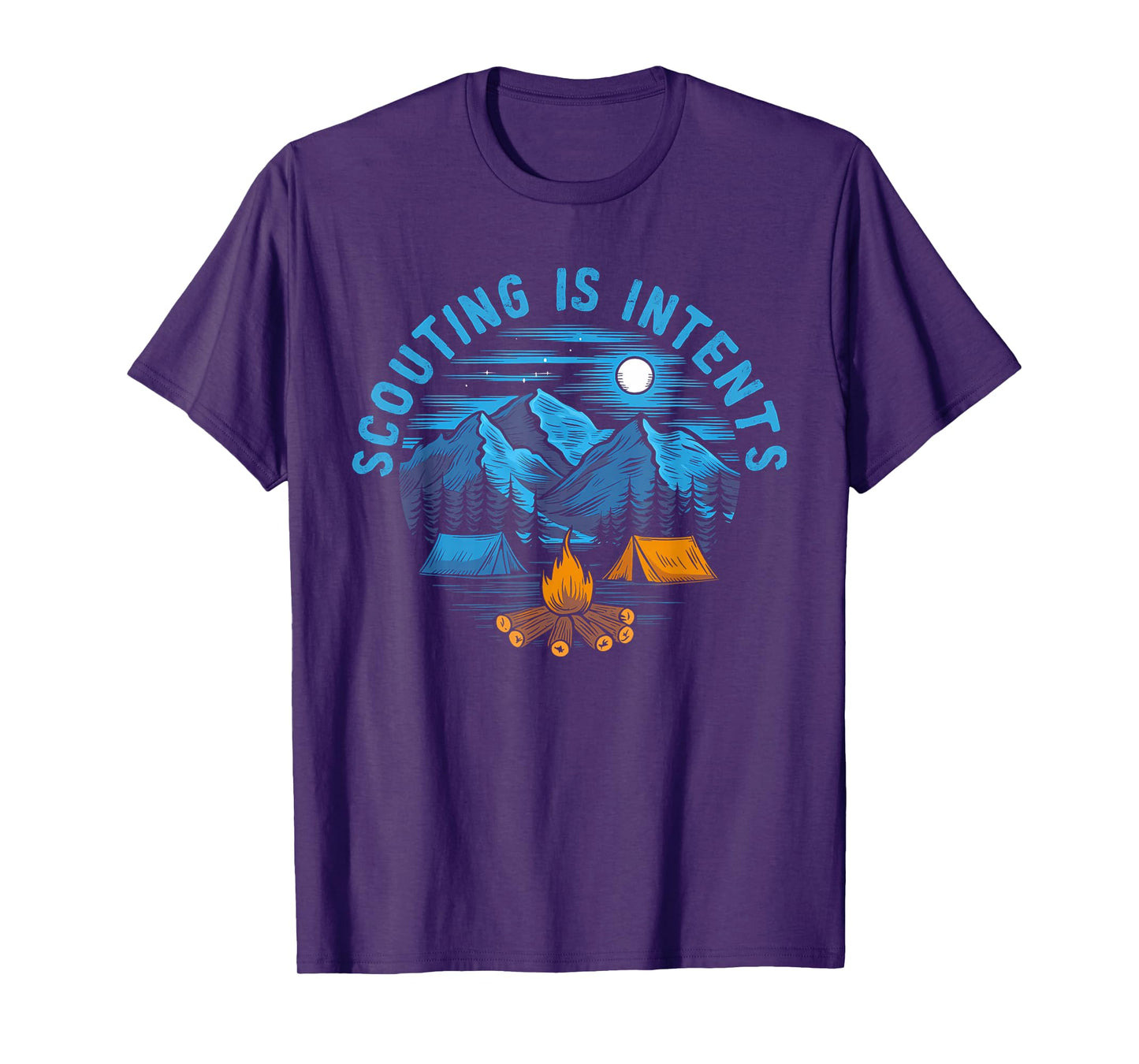 Camping Scouting is Intents Scout Camper Camping T-Shirt