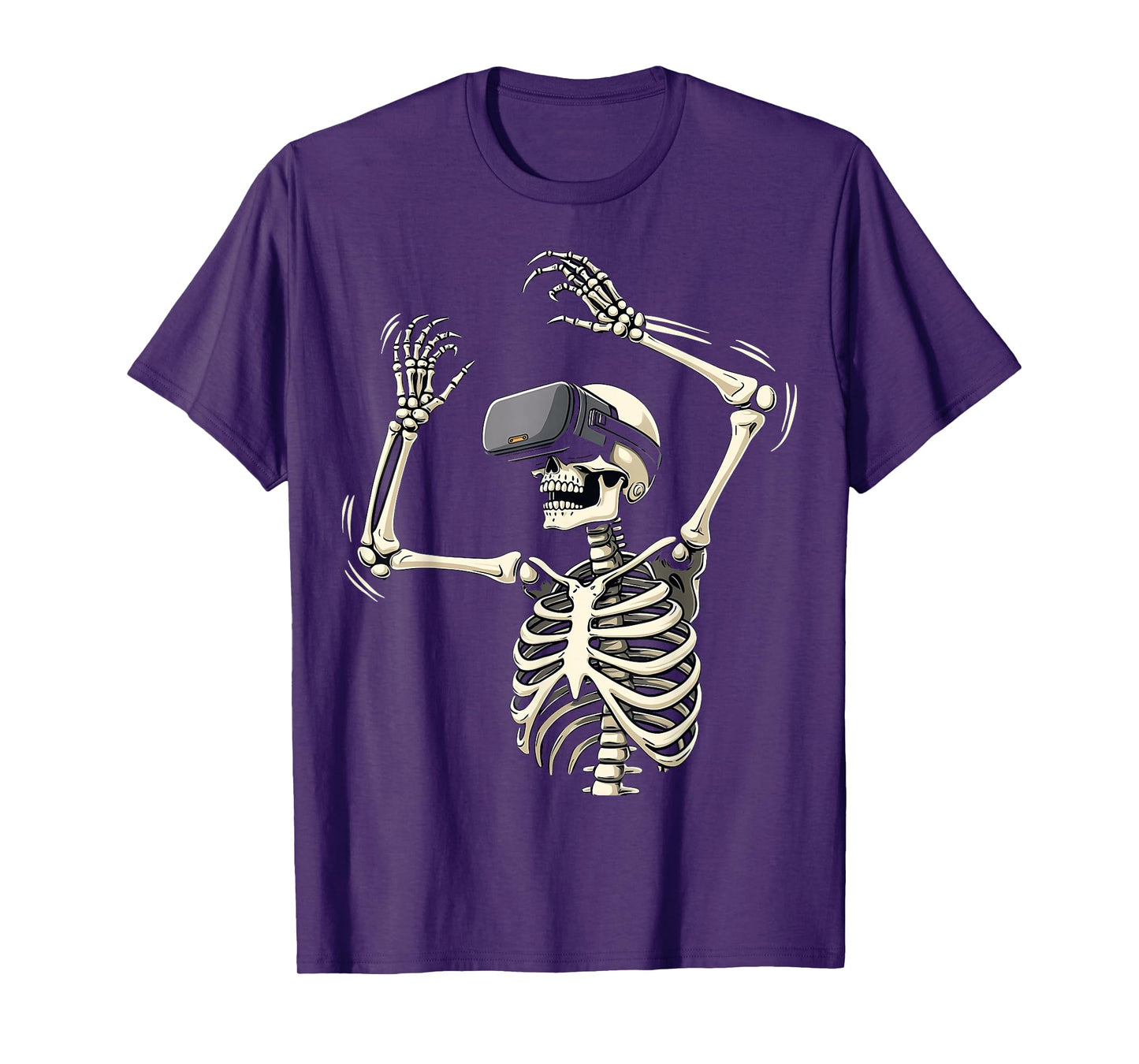Halloween Skeleton VR Headset Costume T-Shirt