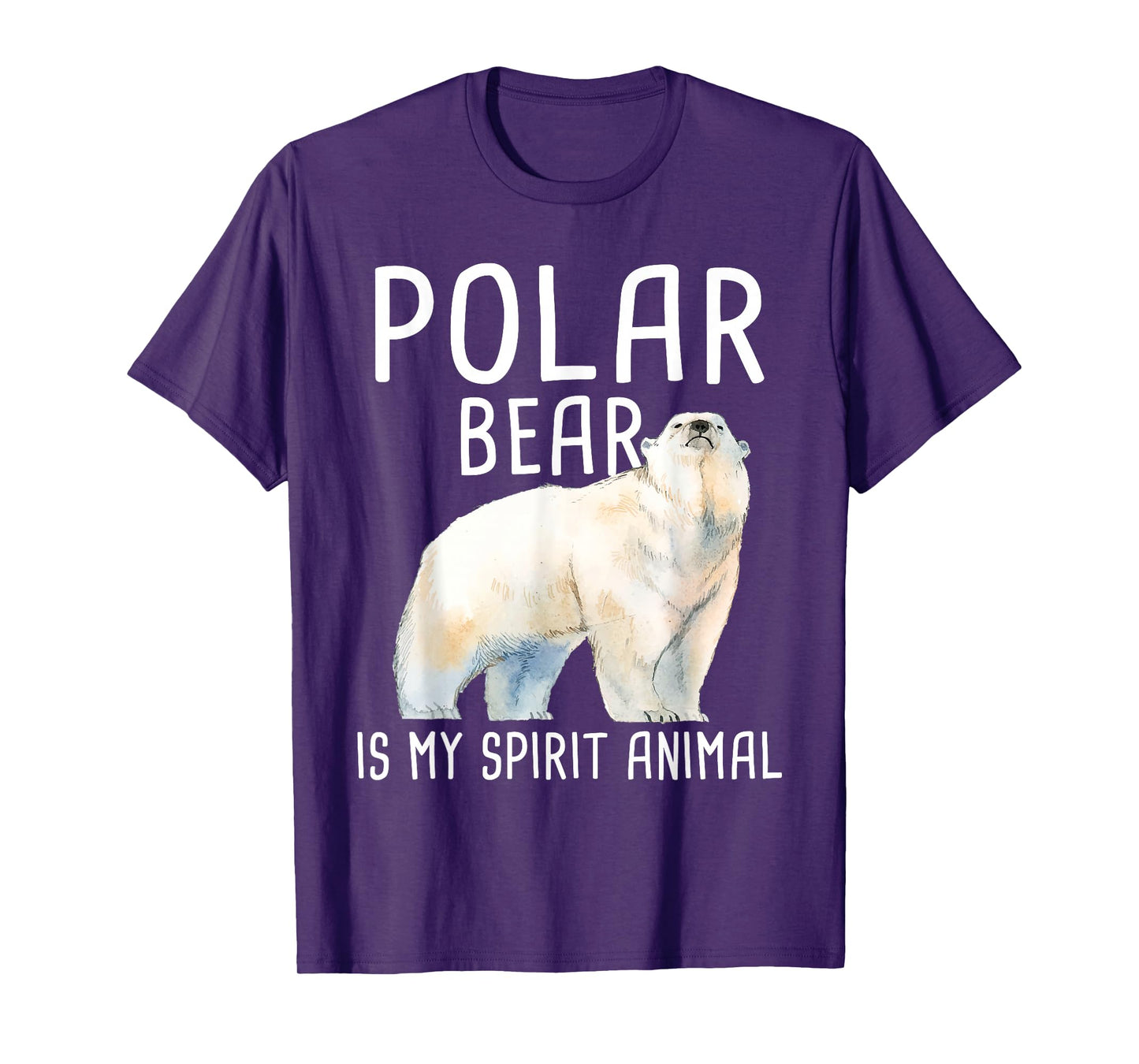 Polar Bear Is My Spirit Animal - Wildlife Lover Zookeeper T-Shirt