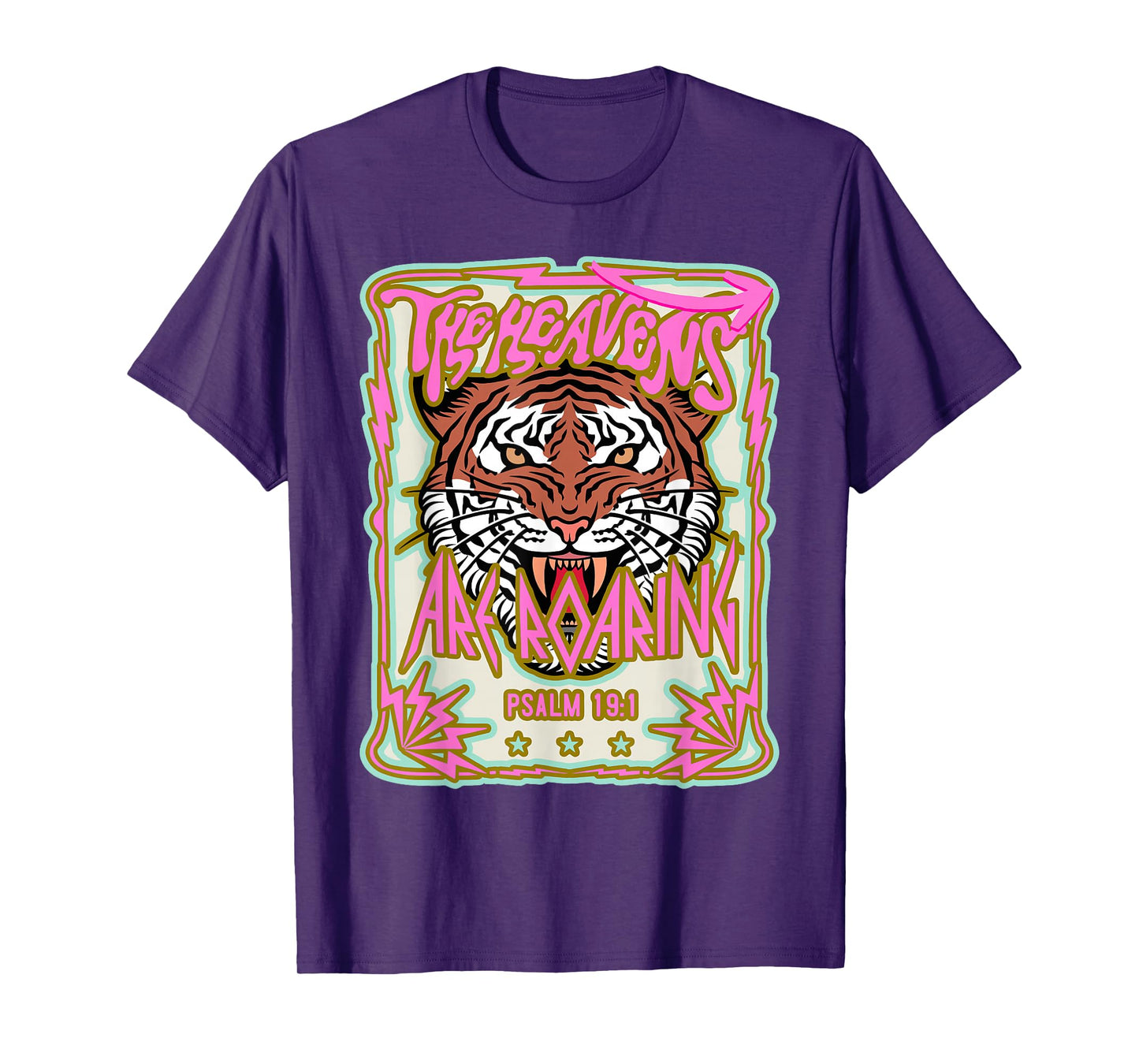 The Heavens are Roaring Bible Verse Faith Christian Jesus T-Shirt