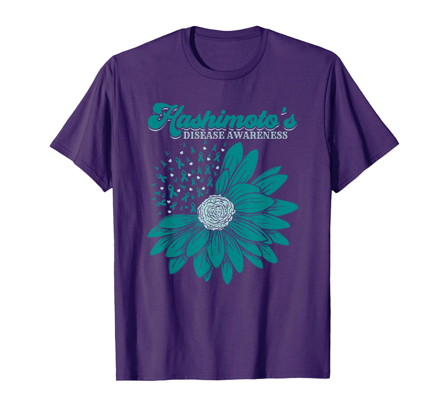 Hashimoto’s Disease A Thyroid Disorder Awareness For Warrior T-Shirt