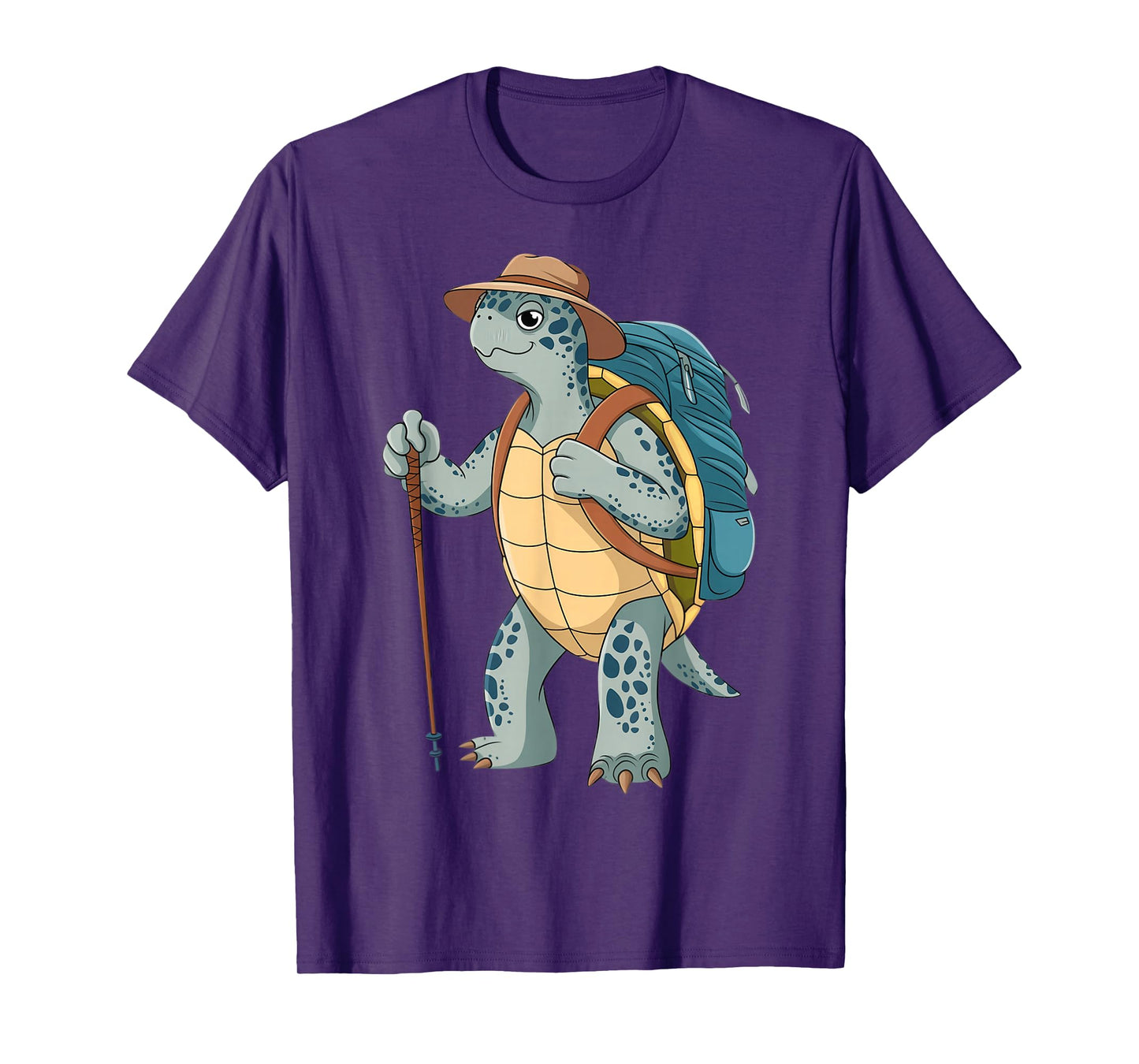 Funny Turtle Hiking Graphic Camping Lover Adventure Hiking T-Shirt