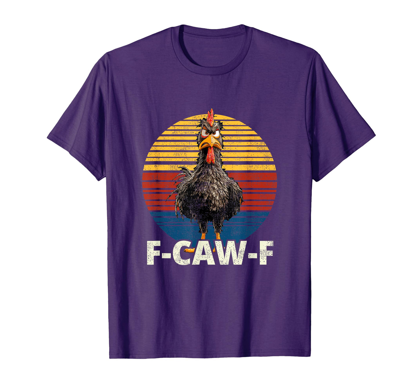 F Caw F Black Chicken, Chicken Lover, Funny F-Caw-F Chicken T-Shirt