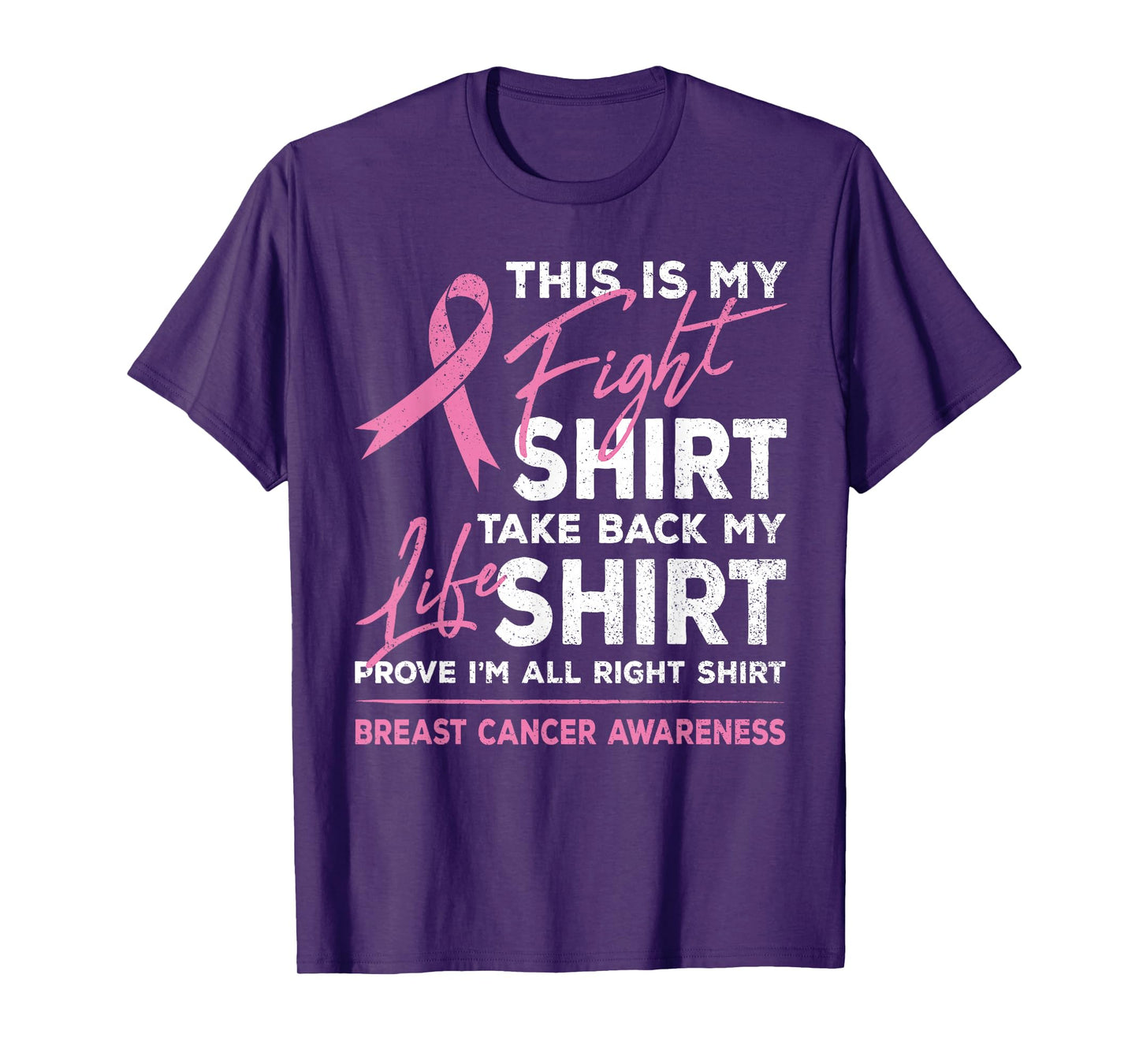 This Is My Fight Shirt Breast Cancer Awareness Pink Ribbon T-Shirt