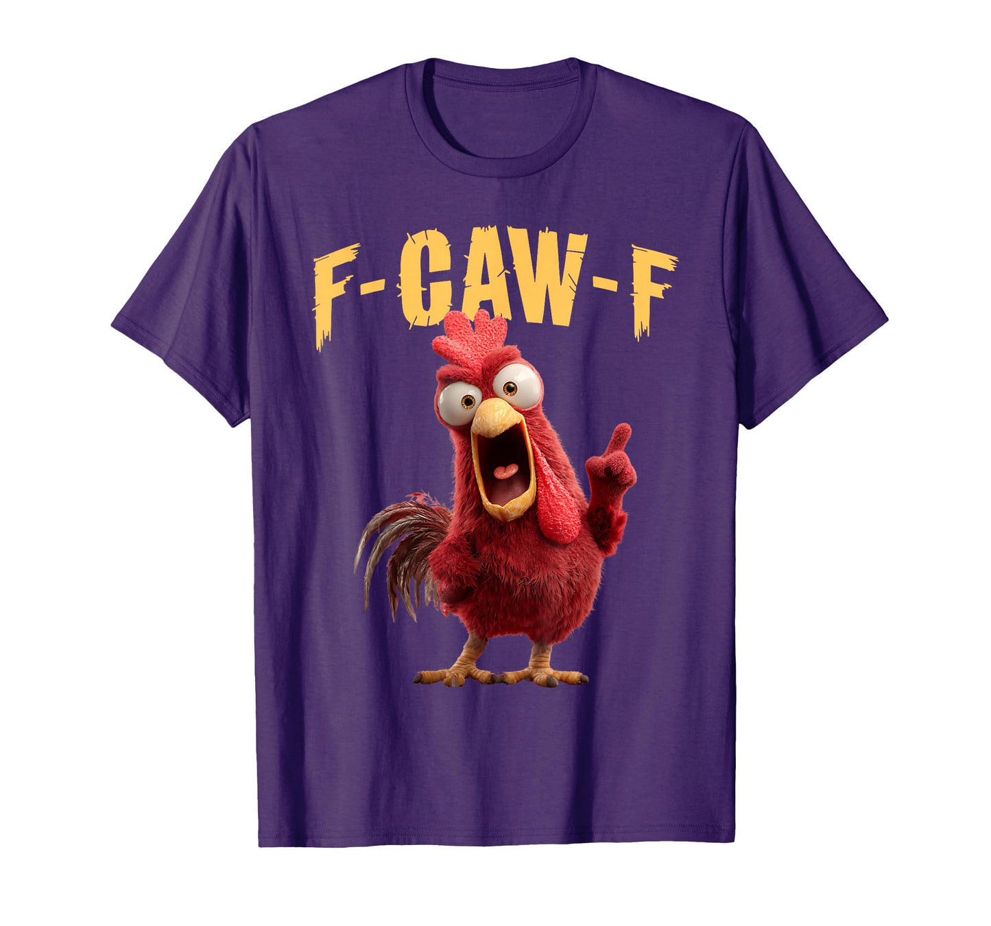 Funny F-Caw-F Chicken FCAWF Rooster Halloween Bird Crow T-Shirt