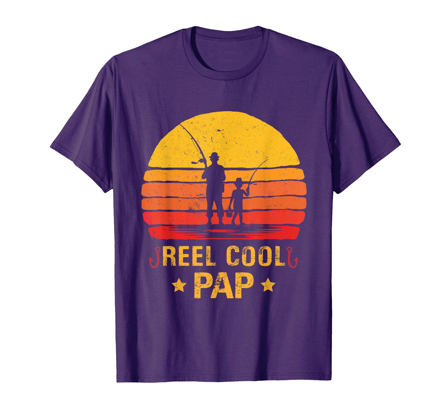Reel Cool Pap T-Shirt Fishing Fathers Day T-Shirt