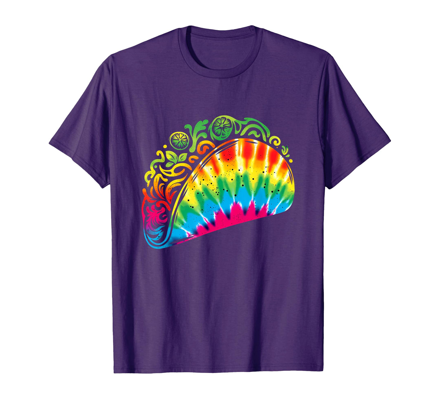 Taco Tie Dye Design , Hispanic Heritage Month Cinco De Mayo T-Shirt